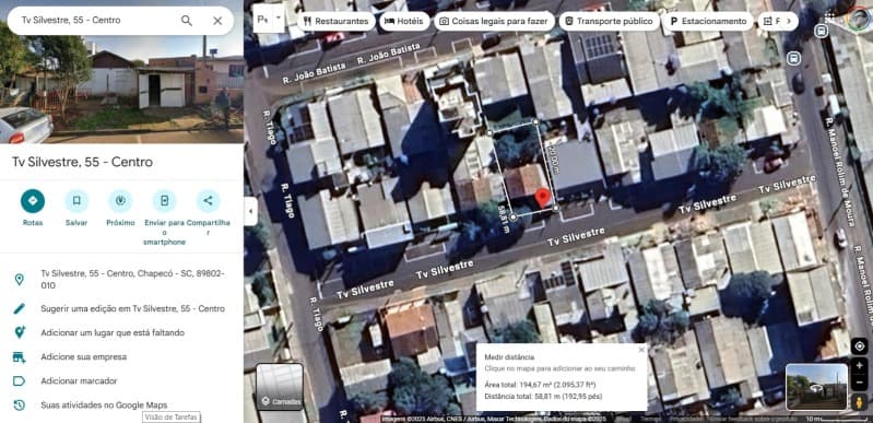 Foto 3 de 3: Terreno em leilão em Chapecó - SC, bairro São Pedro — LOTE 001 Imóvel Urbano