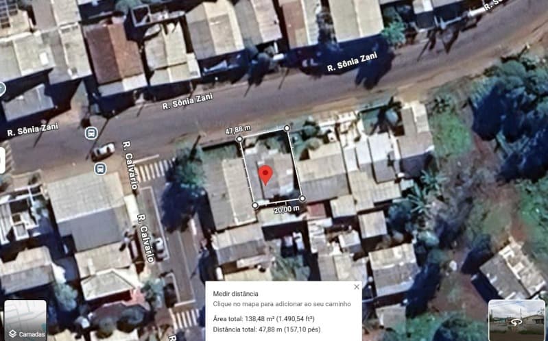 Foto 2 de 2: Terreno em leilão em Chapecó - SC, bairro São Pedro — LOTE 002 Imóvel Urbano