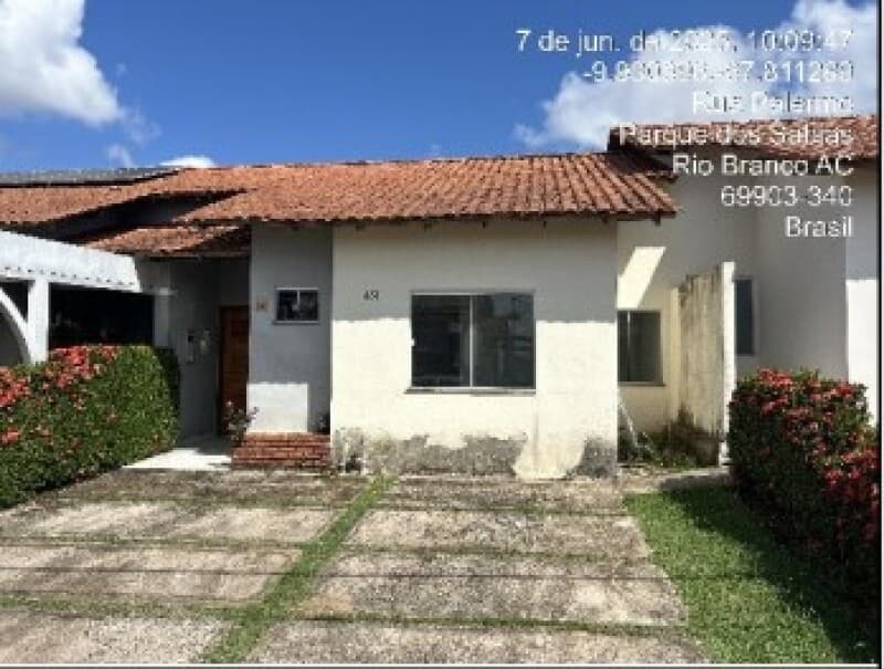 Casa em leilão em Rio Branco - AC — LOTE 001 CASA EM RIO BRANCO/AC