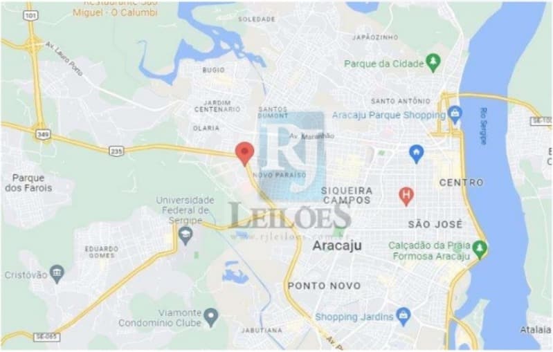Foto 2 de 2: Terreno em leilão em Aracaju - SE — LOTE 001 IMÓVEL EM ARACAJÚ/SE