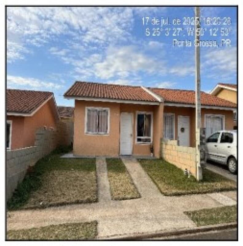 Casa em leilão em Ponta Grossa - PR — LOTE 309 CASA EM PONTA GROSSA/PR - DESCONTO DE 31,33% DO VALOR DE AVALIAÇÃO NO 2º LEILÃO