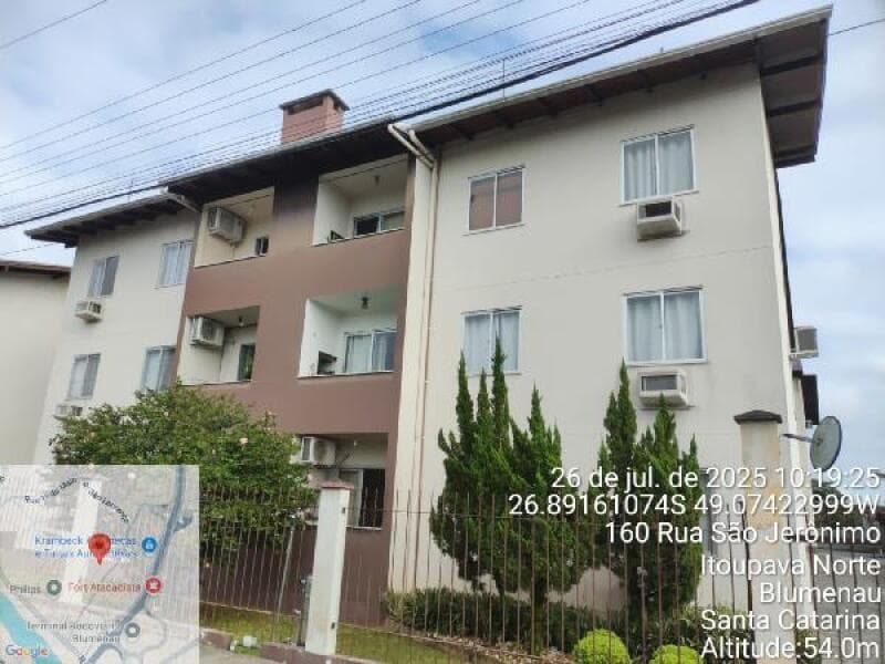 Apartamento em leilão em Blumenau - SC — LOTE 450 APARTAMENTO EM BLUMENAU/SC - DESCONTO DE 21,84% DO VALOR DE AVALIAÇÃO NO 2º LEILÃO