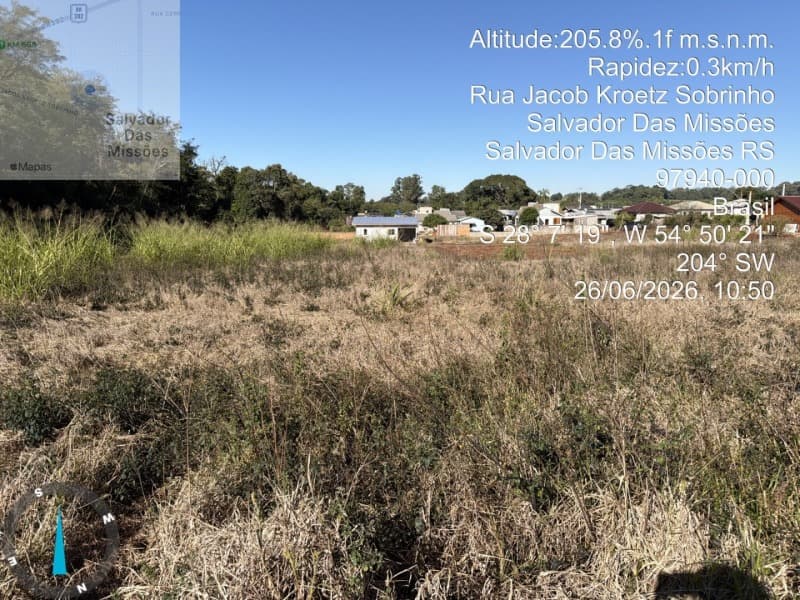 Terreno em leilão em Salvador Das Missões - RS — LOTE 024 MAT. 19.736