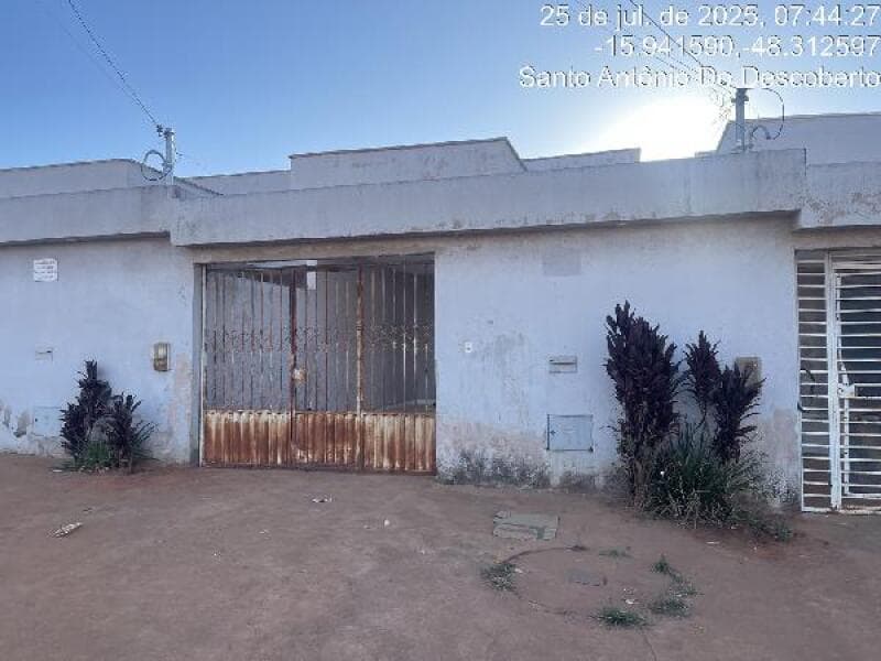Casa em leilão em Santo Antônio Do Descoberto - GO — LOTE 065 CASA, 80,45 M2 Santo Antonio do Descobewrto/GO