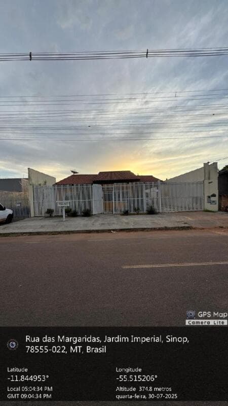 Casa em leilão em Sinop - MT — LOTE 121 CASA, 160,99 M2 Sinop/ MT
