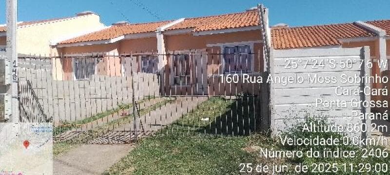Casa em leilão em Ponta Grossa - PR — LOTE 201 CASA, 44,67 M2 Ponta Grossa/PR