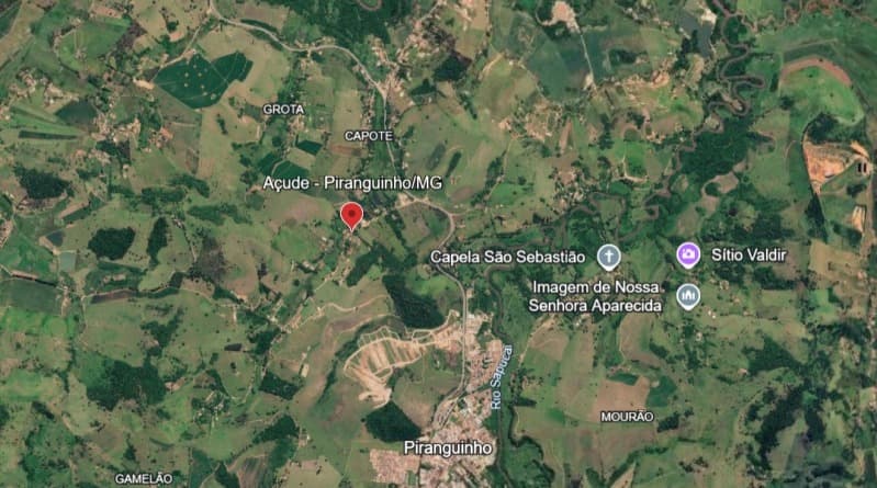 Area Rural em leilão em Piranguinho - MG, bairro Açude — LOTE 001 Área de 2,76 hectares às margens da Rodovia Itajubá–Poços de Caldas – Piranguinho/MG