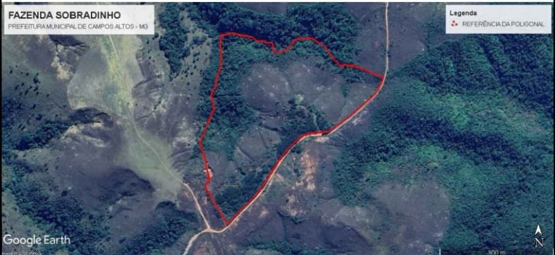 Area Rural em leilão em Campos Altos - MG — LOTE 008 Fazenda Sobradinho, Campos Altos/MG - Area de 12,3833 hectares