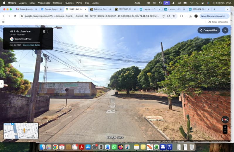 Terreno em leilão em Guaraí - TO — LOTE 001 Lote medindo 494,88m2 na Av Joaquim Guará em Guarai - TO