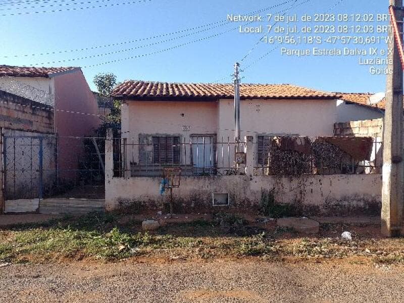 Casa em leilão em Luziânia - GO — LOTE 082 Casa