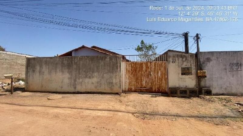 Casa em leilão em Luís Eduardo Magalhães - BA — LOTE 019 Casa