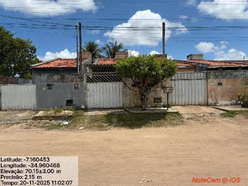 Casa em leilão em Santa Rita - PB, bairro Lot Eytel Santiago — LOTE 160 Casa