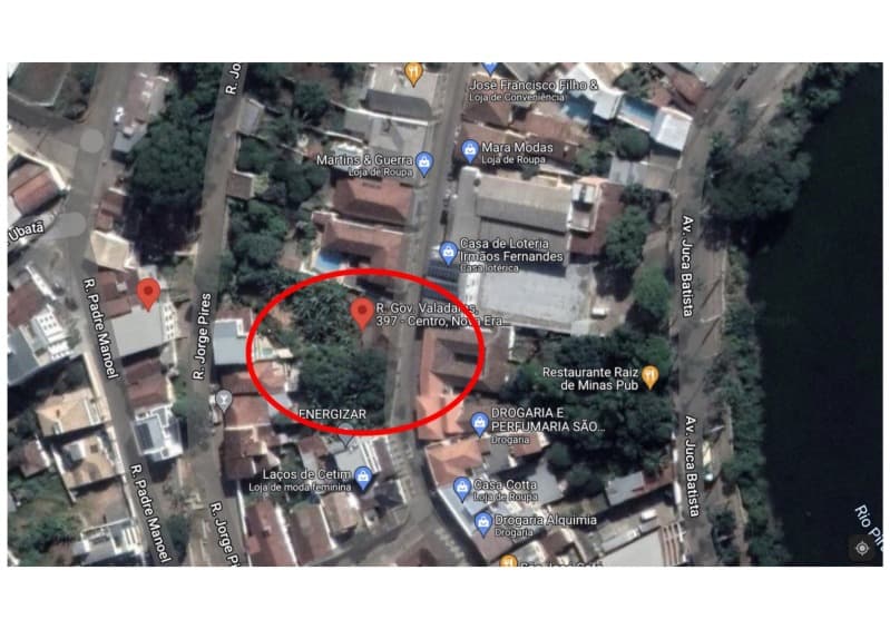 Terreno em leilão em Nova Era - MG — LOTE 007 1/96 do imóvel constituído por um lote de terreno com área de 470m² e a casa de 193,90m², s