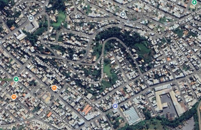 Terreno em leilão em Juiz De Fora - MG — LOTE 001 LOTE DE TERRA EM ACLIVE, LOCALIZADO EM JUIZ DE FORA/MG