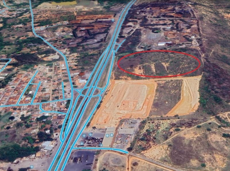 Foto 4 de 13: Terreno em leilão em Sete Lagoas - MG, bairro Barreiro — LOTE 002 TERRENO l ÁREA DE 8,05 HAS l ÀS MARGENS DA BR-040 l BAIRRO BARREIRO l SETE LAGOAS/MG l DESO