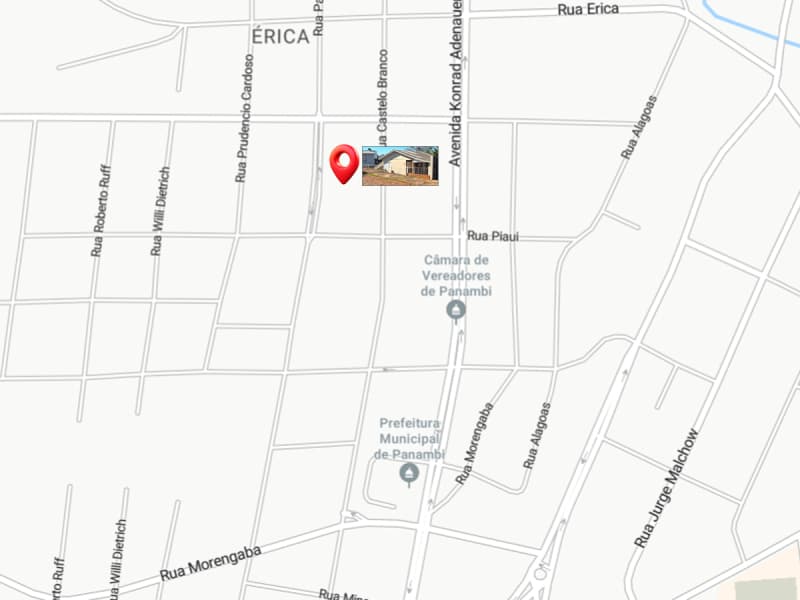 Foto 3 de 8: Terreno em leilão em Panambi - RS, bairro Erica — LOTE 016-1 Imóvel na Rua Paulo Beckert 1155 em Panambi/RS