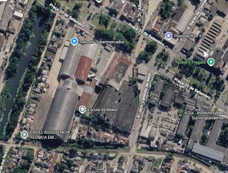 Terreno em leilão em Pelotas - RS, bairro Centro — LOTE 001 Imóvel na Rua Praça 20 de Setembro 747