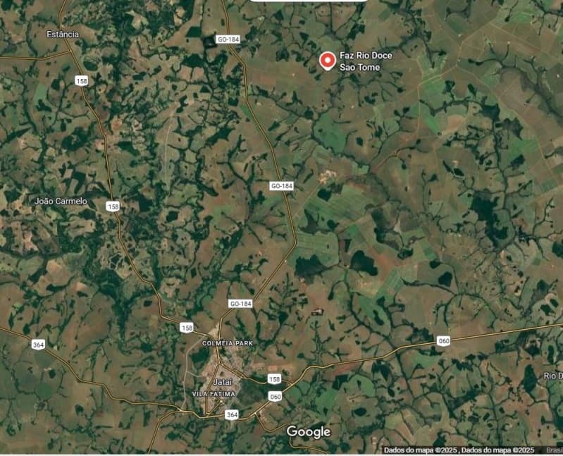 Terreno em leilão em Jataí - GO — LOTE 001-3 Terreno rural com ou sem benfeitoria