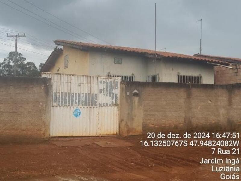 Casa em leilão em Luziânia - GO — LOTE 092 IMÓVEL