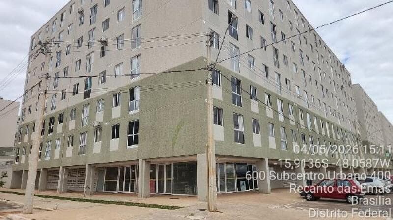 Apartamento em leilão em Brasília - DF, bairro Recanto das Emas — LOTE 054 IMOVEL
