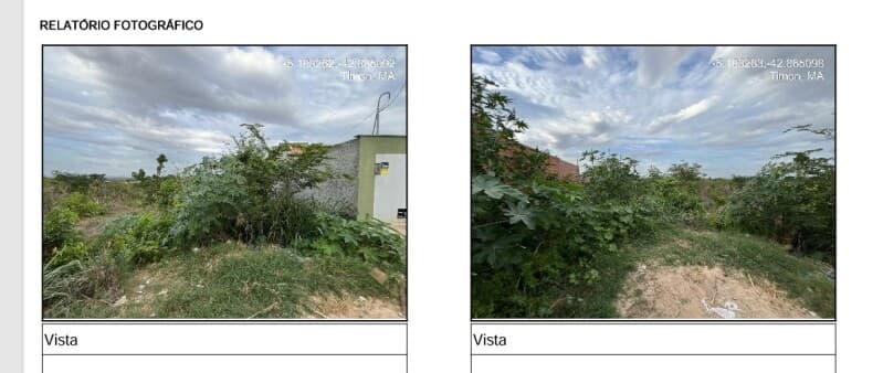 Terreno em leilão em Timon - MA, bairro Popular — LOTE 118 IMOVEL