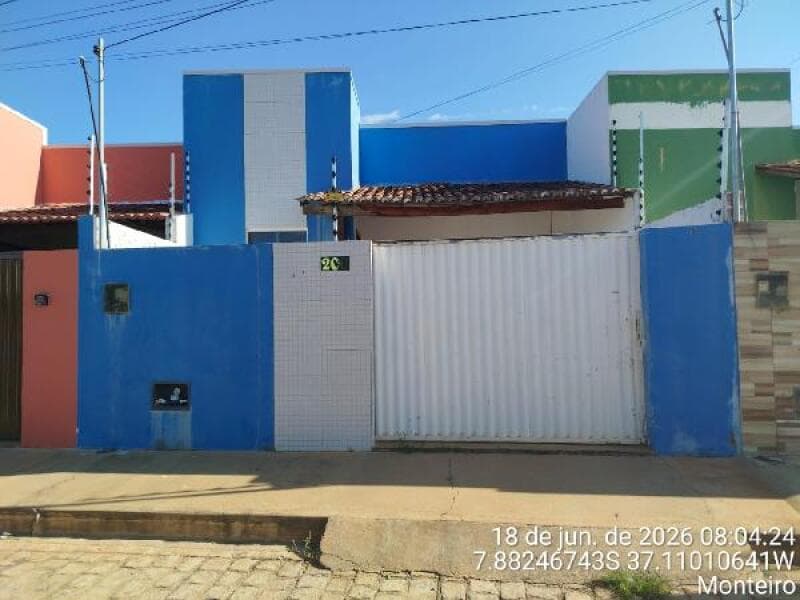 Casa em leilão em Monteiro - PB — LOTE 189 IMOVEL