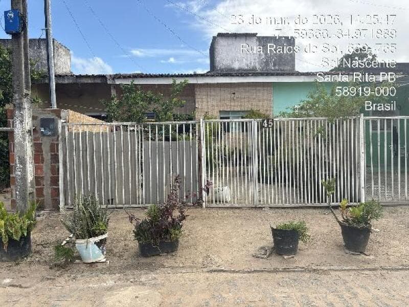 Casa em leilão em Santa Rita - PB, bairro Tibirí — LOTE 197 IMOVEL