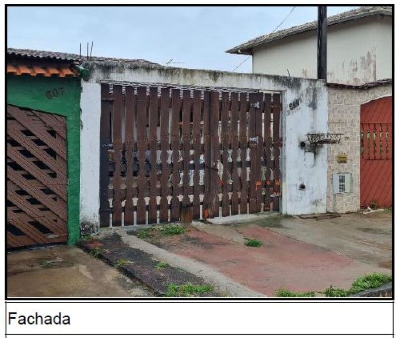 Casa em leilão em Mongaguá - SP — LOTE 497 IMOVEL