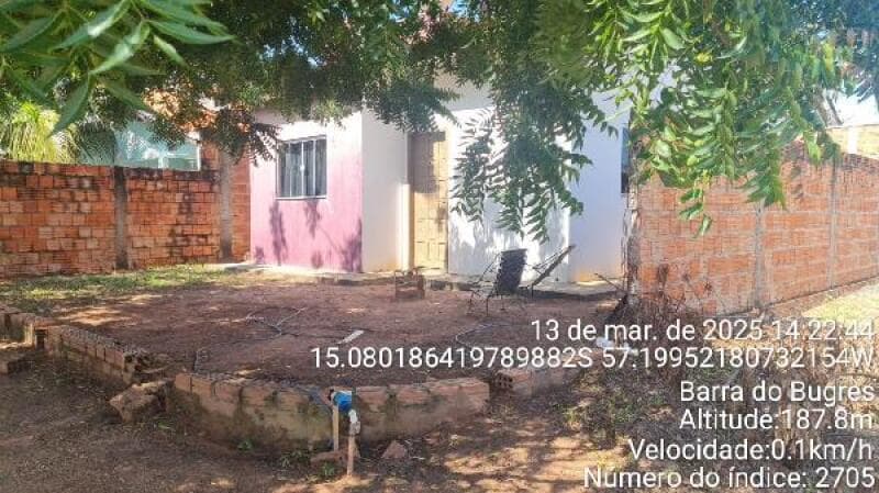 Casa em leilão em Barra Do Bugres - MT — LOTE 081 Casa