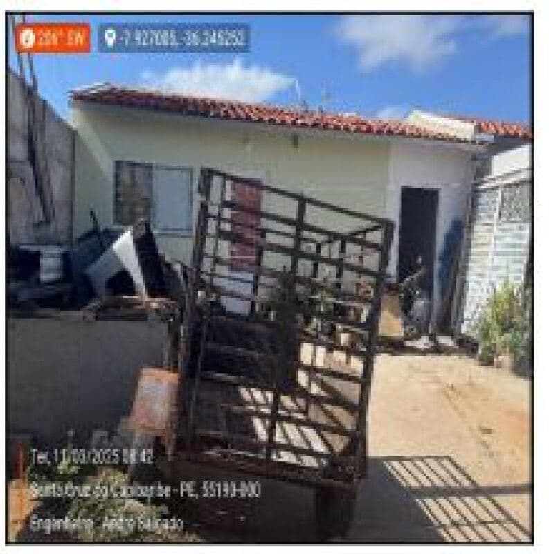 Casa em leilão em Santa Cruz Do Capibaribe - PE — LOTE 443 Casa