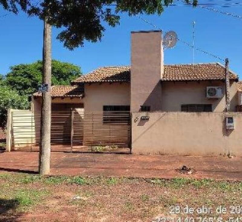 Casa em leilão em Dourados - MS, bairro Parque dos Jequitibas — LOTE 175 Casa - PARQUE DOS JEQUITIBAS - DOURADOS/MS