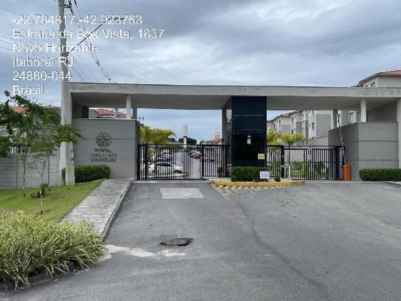 Apartamento em leilão em Itaboraí - RJ, bairro Novo Horizonte (manilha) — LOTE 292 CONDOMINIO PORTAL JARDIM DAS BROMELIAS