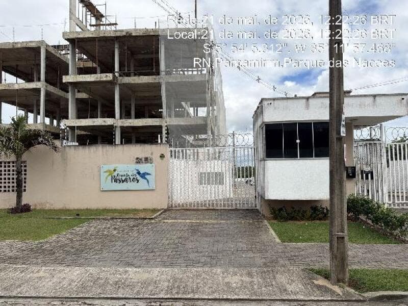 Apartamento em leilão em Parnamirim - RN, bairro Parque do Jiqui — LOTE 415 RESIDENCIAL RECANTO DOS PASSAROS