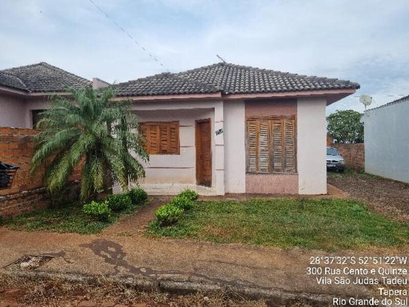 Casa em leilão em Tapera - RS — LOTE 457 Casa - TAPERA/RS
