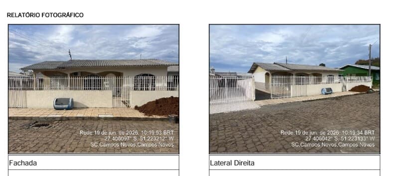Casa em leilão em Campos Novos - SC, bairro Jardim Bela Vista — LOTE 462 Casa - CAMPOS NOVOS/SC