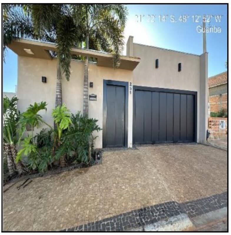 Casa em leilão em Guariba - SP, bairro Residencial Mangolini — LOTE 495 LOTEAMENTO RESIDENCIAL MANGOLINI