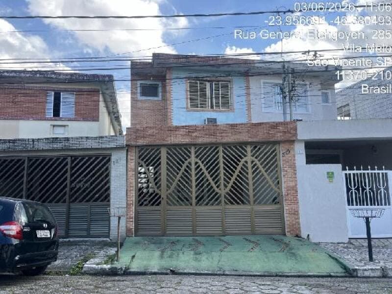 Casa em leilão em São Vicente - SP, bairro Vila Cascatinha — LOTE 568 Casa - VILA CASCATINHA - SAO VICENTE/SP