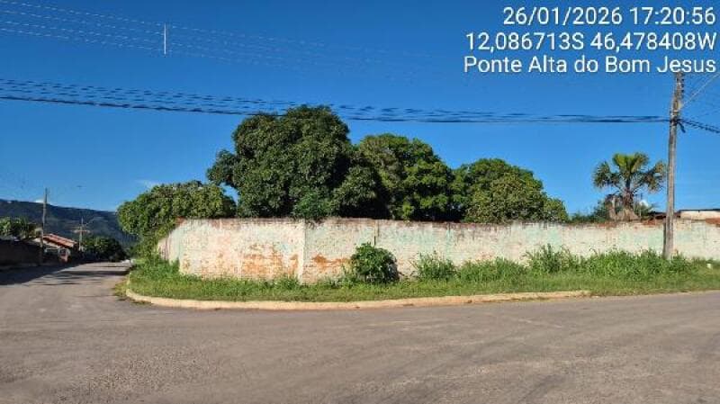 Terreno em leilão em Ponte Alta Do Bom Jesus - TO, bairro Setor Central — LOTE 579 Terreno - SETOR CENTRAL - PONTE ALTA DO BOM JESUS/TO