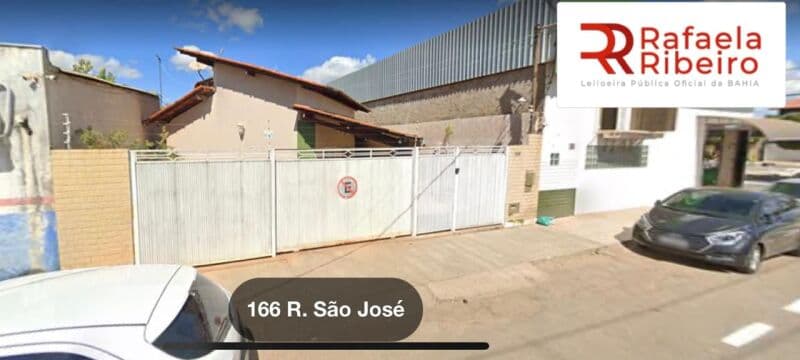 Terreno em leilão em Barreiras - BA — LOTE 001 PARTE DO LOTE N° 06 DA QUDRA "J", LOCALIZADO NA RUA SÃO JOSÉ, Nº 166, LOTEAMENTO VILA REGIN