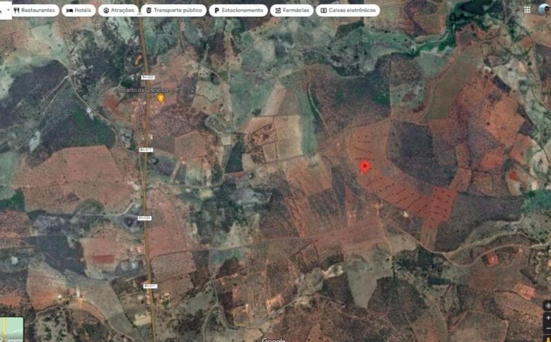 Foto 5 de 5: Area Rural em leilão em Caculé - BA — LOTE 001 01 LOTE RURAL 300M² SEM REGISTRO EM CARTÓRIO NO POVOADO DOS PATOS - CALCULÉ/BA.