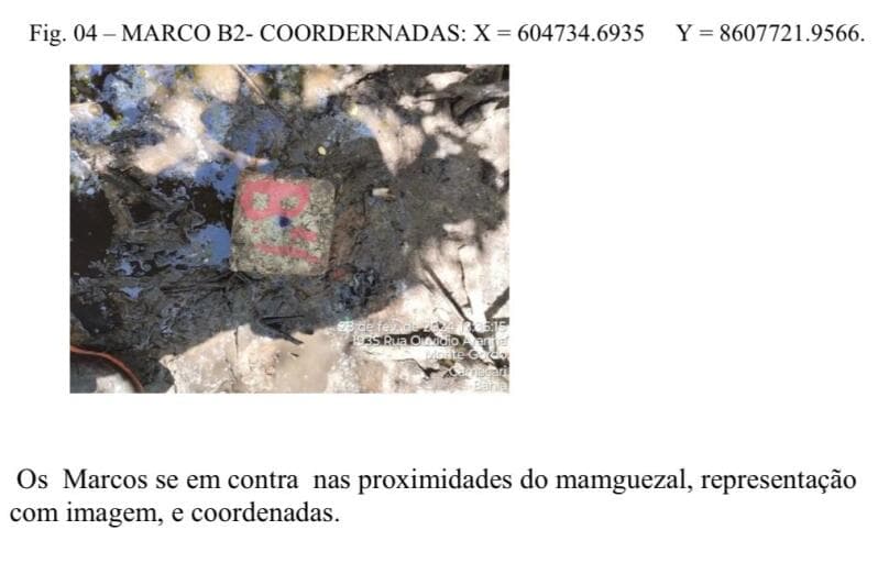 Foto 2 de 8: Terreno em leilão em Camaçari - BA, bairro Itacimirim (Monte Gordo) — LOTE 001 ÁREA EM LEILÃO – ITACIMIRIM (MONTE GORDO), COM 10.396,14 M² EM CAMAÇARI/BA