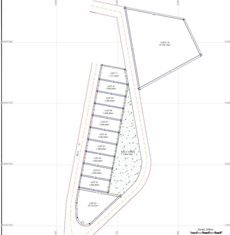 Foto 7 de 8: Terreno em leilão em Camaçari - BA, bairro Itacimirim (Monte Gordo) — LOTE 001 ÁREA EM LEILÃO – ITACIMIRIM (MONTE GORDO), COM 10.396,14 M² EM CAMAÇARI/BA