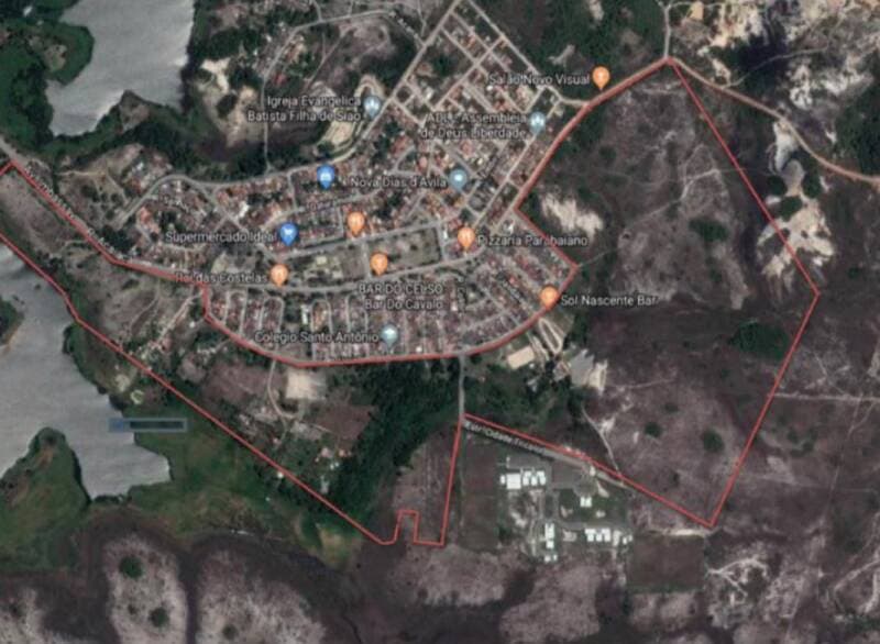 Foto 8 de 8: Terreno em leilão em Dias D'ávila - BA, bairro Nova Dias D’ávila — LOTE 001 ÁREA DE TERRENO COM ÁREA DE 912.202,24 M² (91,220224 HECTARES), AVENIDA IMBASSAÍ, ÁREA 2, S