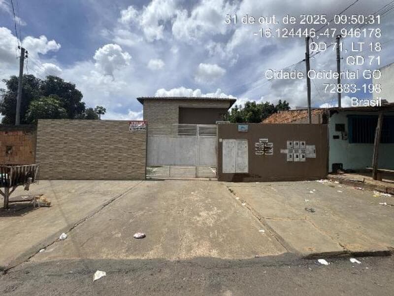 Casa em leilão em Cidade Ocidental - GO, bairro Parque napolis b — LOTE 081 Casa