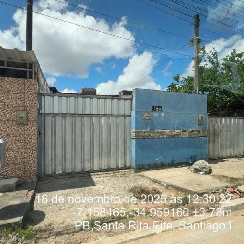 Casa em leilão em Santa Rita - PB, bairro Planalto Tibiri II — LOTE 205 Casa