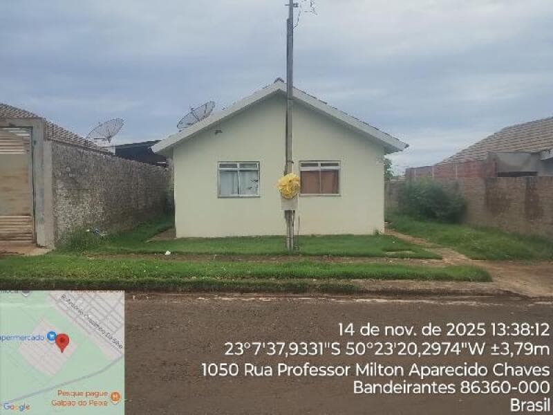 Casa em leilão em Bandeirantes - PR — LOTE 244 Casa