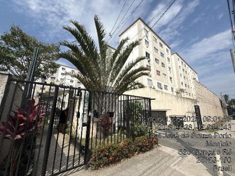 Apartamento em leilão em São Gonçalo - RJ, bairro Monjolos — LOTE 370 Apartamento