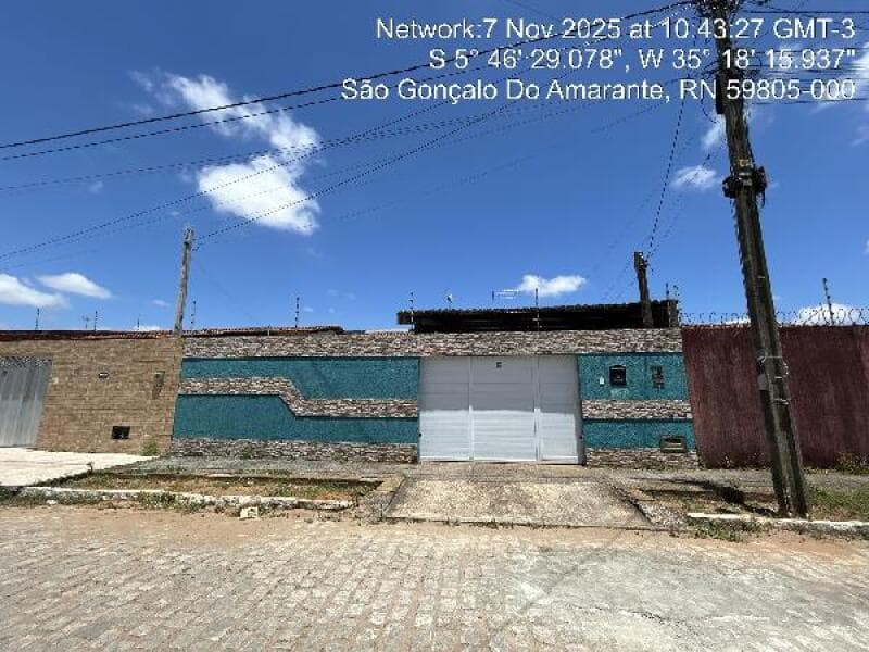 Casa em leilão em São Gonçalo Do Amarante - RN, bairro Santo Antonio do Potengi — LOTE 389 Casa