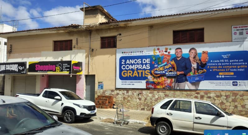 Foto 3 de 4: Comercial em leilão em Açu - RN, bairro Centro — LOTE 005 Prédio Comercial, Rua são João, 81/85, Centro, Assú/RN