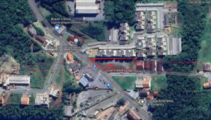 Foto 1 de 5: Terreno em leilão em Blumenau - SC — LOTE 001 Terreno na Rua Hermann Tribess com 2.603,20m2 (BLUMENAU/SC)